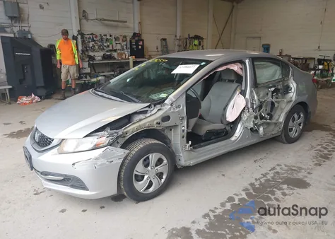 2013 Honda Civic Lx from USA, damaged, VIN 2HGFB2F56DH550390
